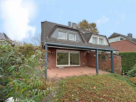 Rückansicht - Doppelhaushälfte in 22844 Norderstedt mit 104m² kaufen