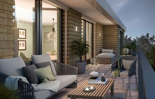 Dachterrasse_Mühlenau Gärten Dachterrasse_Mühlenau Gärten - Etagenwohnung in 25421 Pinneberg mit 61m² kaufen