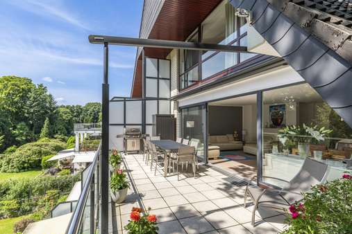 Balkon Balkon - Etagenwohnung in 22391 Hamburg mit 88m² kaufen