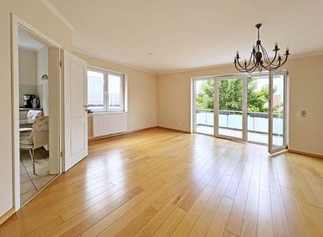 Wohnzimmer - Etagenwohnung in 22869 Schenefeld mit 106m² kaufen
