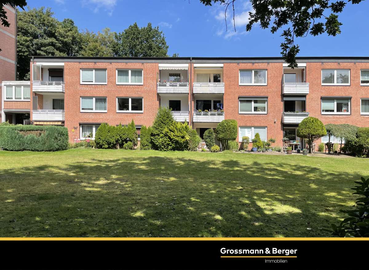 Rückansicht Rückansicht - Erdgeschosswohnung in 21077 Hamburg mit 71m² kaufen