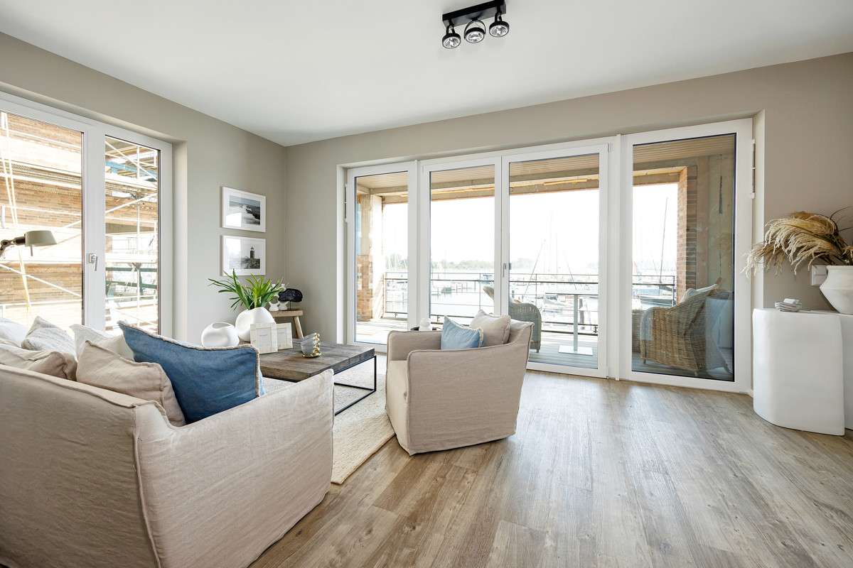 Wohnen (Musterwohnung 2) Wohnen (Musterwohnung 2) - Maisonette-Wohnung in 23570 Lübeck-Travemünde mit 83m² kaufen