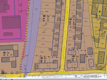 Ausschnitt B-Plan - Grundstück in 22457 Hamburg mit 1028m² kaufen