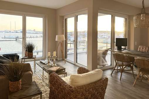 Wohn- und Essbereich - Etagenwohnung in 23570 Lübeck-Travemünde mit 86m² kaufen