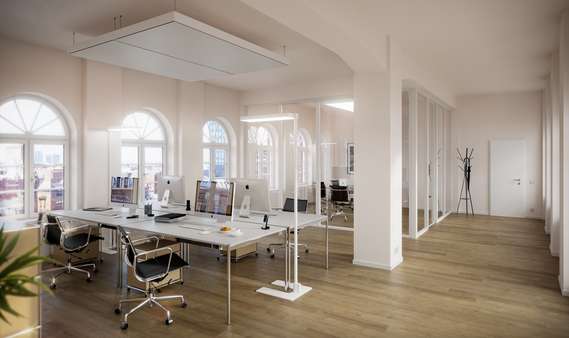 Weitere Ansichten 8. OG (Open Space) - Bürofläche in 20095 Hamburg mit 1679m² mieten