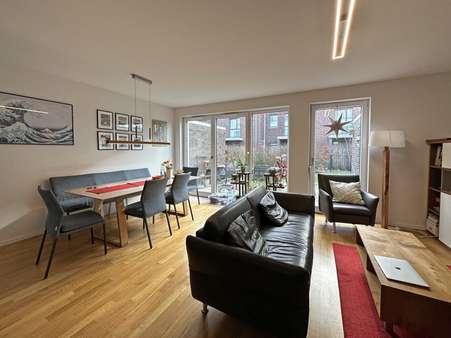Wohnzimmer - Reihenmittelhaus in 22850 Norderstedt / Garstedt mit 155m² kaufen