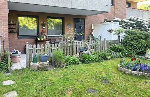 Terrasse - Erdgeschosswohnung in 22149 Hamburg mit 91m² kaufen