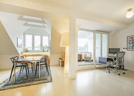 Wohnen - Dachgeschosswohnung in 22299 Hamburg mit 115m² kaufen