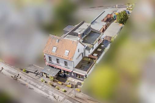 111223 Drohnenansicht 111223 Drohnenansicht - Gastronomie und Wohnung in 50999 Köln mit 164m² kaufen