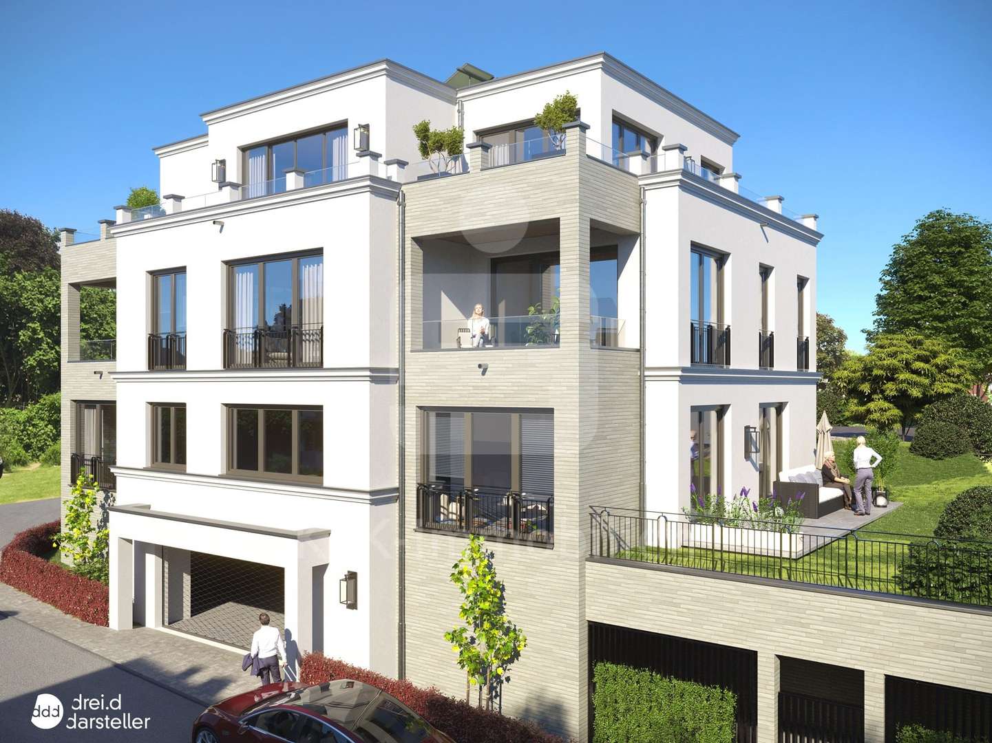 Vorderansicht - Etagenwohnung in 53177 Bonn / Muffendorf mit 68m² kaufen