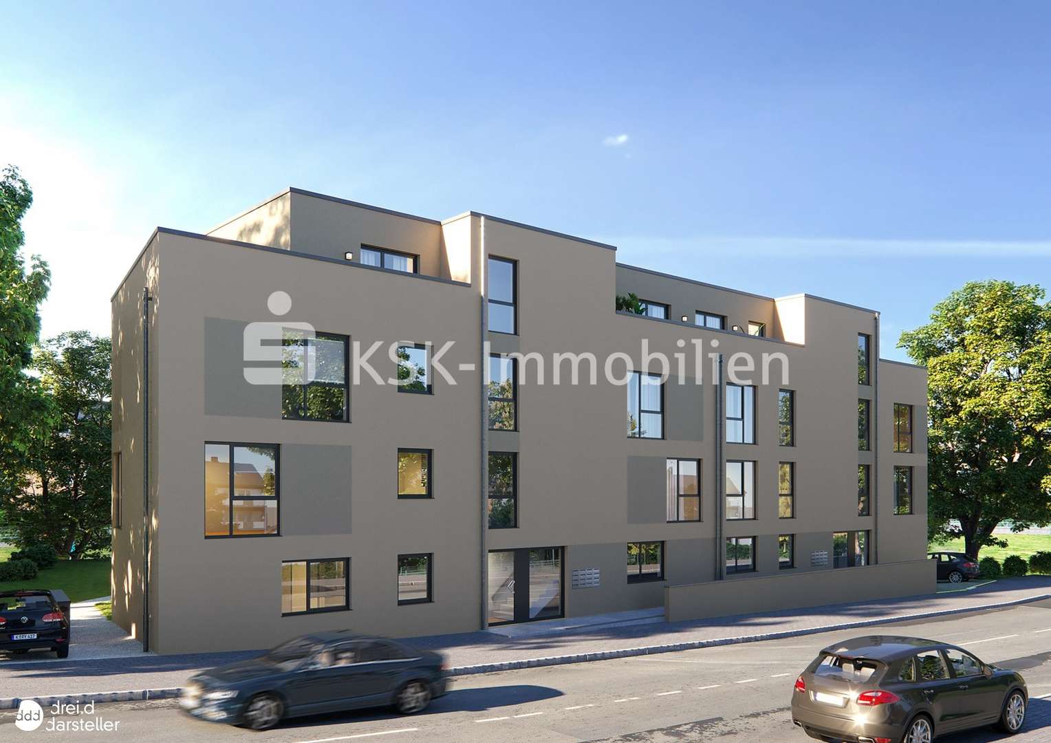 Straßenansicht Straßenansicht - Erdgeschosswohnung in 53721 Siegburg mit 72m² kaufen