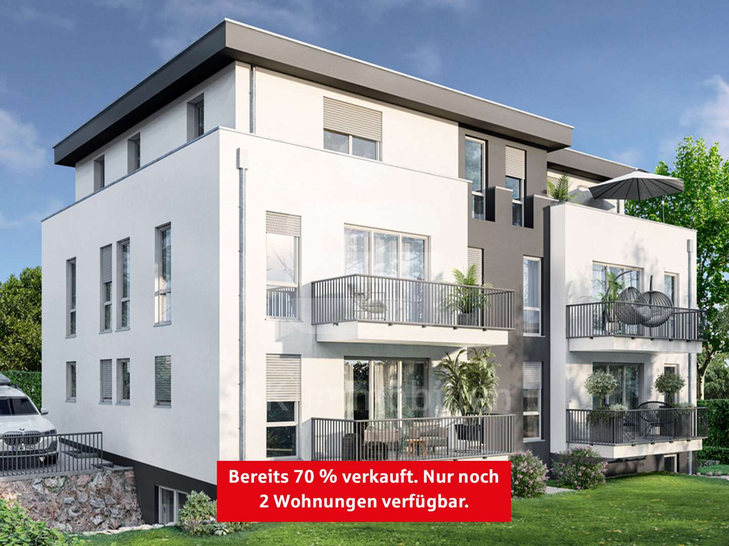 Gartenansicht - Erdgeschosswohnung in 53639 Königswinter mit 73m² kaufen