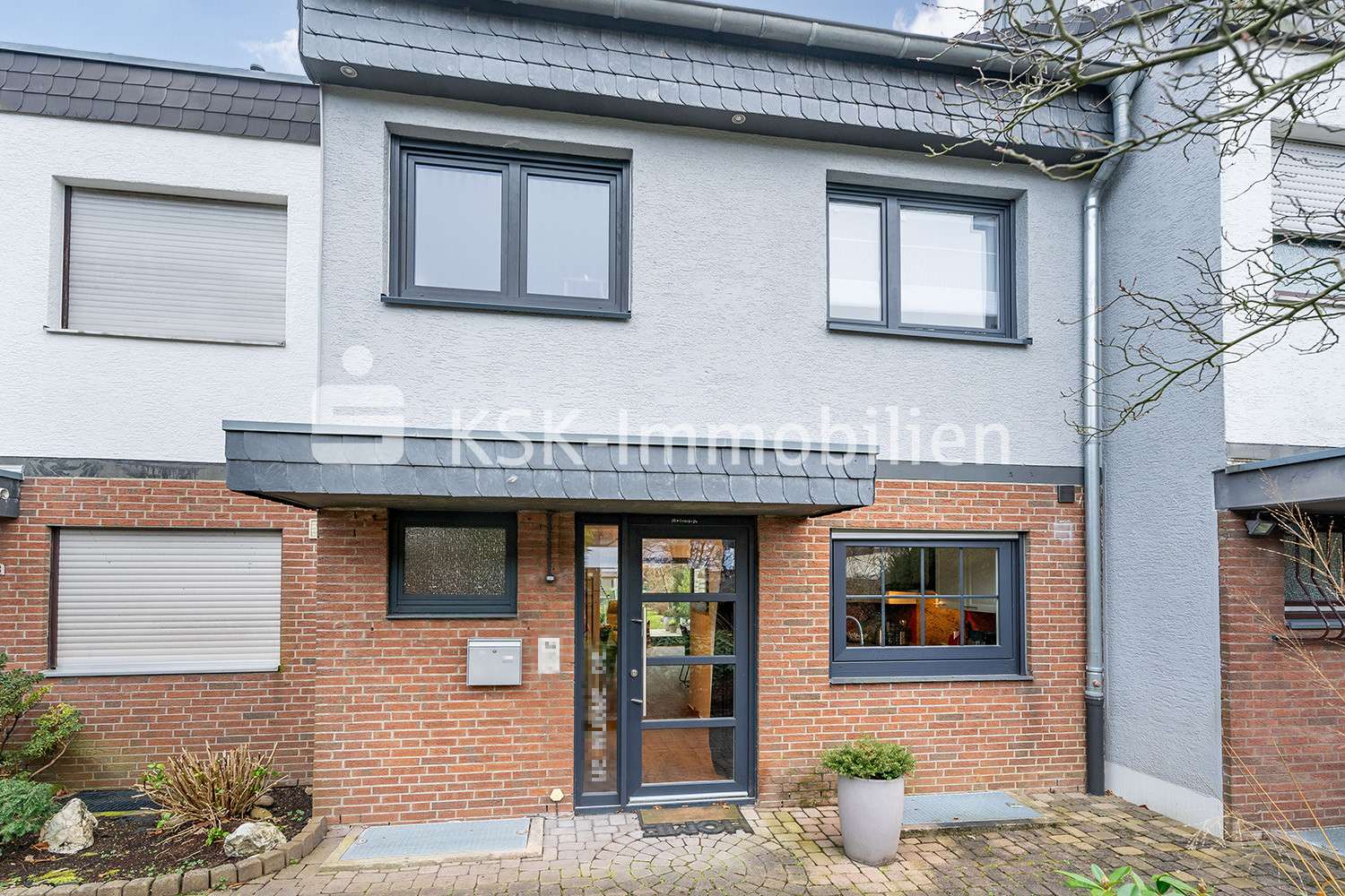 144464 Vorderansicht - Reihenmittelhaus in 51427 Bergisch Gladbach / Frankenforst mit 137m² kaufen