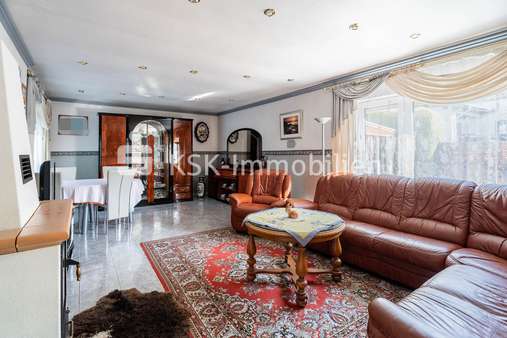 Wohnzimmer Erdgeschoss - Einfamilienhaus in 51570 Windeck mit 114m² kaufen