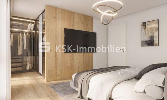 Schlafzimmerimpression Schlafzimmerimpression - Doppelhaushälfte in 53347 Alfter / Witterschlick mit 144m² kaufen