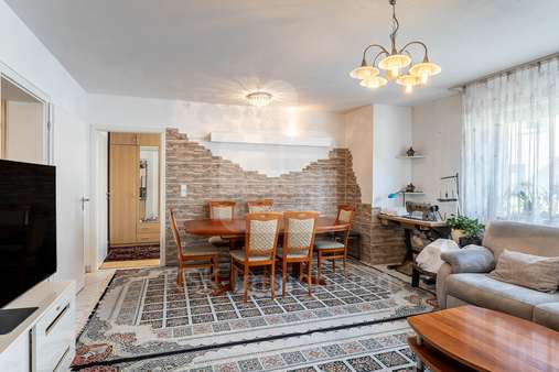 Wohnzimmer Erdgeschoss  - Mehrfamilienhaus in 53840 Troisdorf mit 155m² kaufen