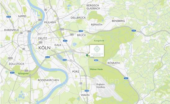 Makrostandort - Dachgeschosswohnung in 51107 Köln mit 106m² kaufen