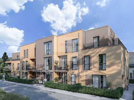 Straßenansicht - Dachgeschosswohnung in 51107 Köln mit 106m² kaufen