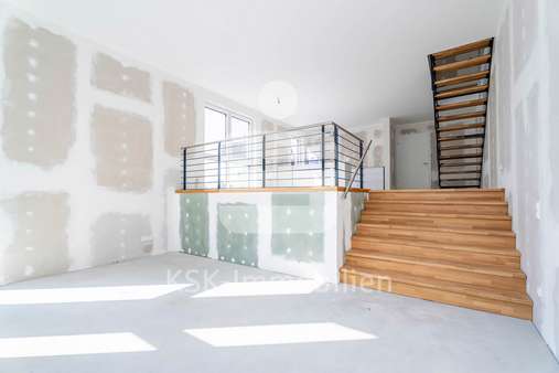 Wohnzimmer Erdgeschoss Wohnzimmer Erdgeschoss - Doppelhaushälfte in 51570 Windeck mit 149m² kaufen