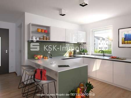 Küchenimpression Küchenimpression - Dachgeschosswohnung in 50126 Bergheim-Paffendorf mit 51m² kaufen