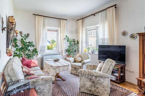 Wohnzimmer Erdgeschoss - Doppelhaushälfte in 53343 Wachtberg / Adendorf mit 130m² kaufen