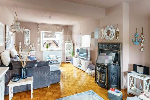 Wohnzimmer Obergeschoss - Doppelhaushälfte in 50374 Erftstadt / Bliesheim mit 92m² kaufen