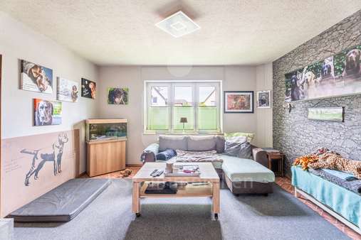 Wohnzimmer Erdgeschoss - Doppelhaushälfte in 50170 Kerpen mit 99m² kaufen