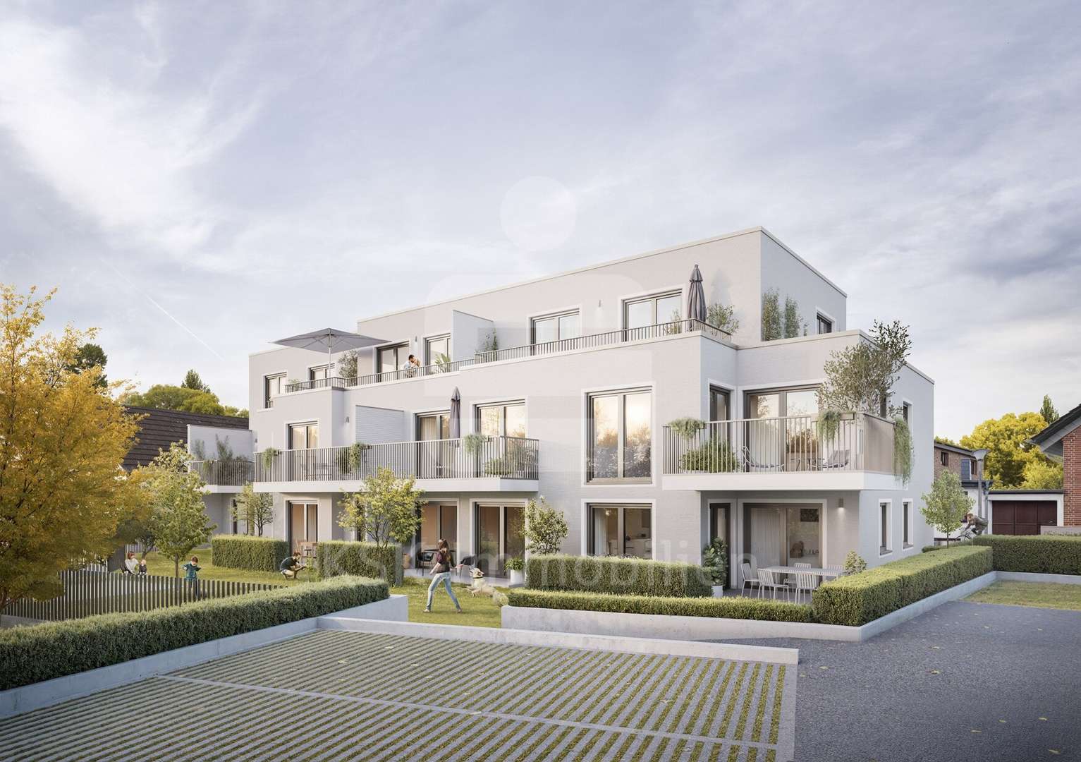 Hofansicht Hofansicht - Etagenwohnung in 50259 Pulheim mit 79m² kaufen