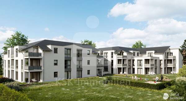 Gartenansicht Gartenansicht - Dachgeschosswohnung in 53229 Bonn / Holzlar mit 65m² kaufen