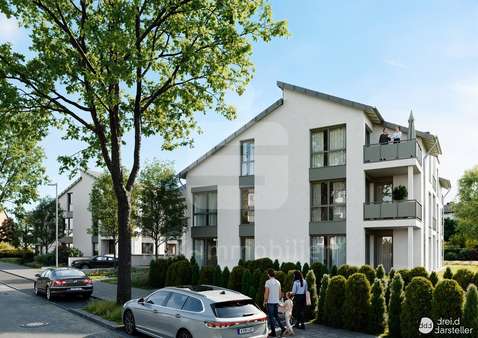 Seitenansicht Seitenansicht - Dachgeschosswohnung in 53229 Bonn / Holzlar mit 83m² kaufen