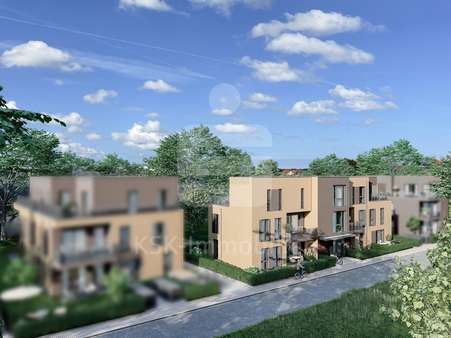 Seitenansicht Seitenansicht - Erdgeschosswohnung in 51107 Köln mit 45m² kaufen