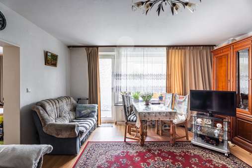 Wohnzimmer - Etagenwohnung in 50827 Köln / Bickendorf mit 56m² kaufen