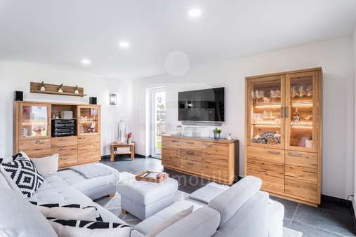 Wohnzimmer Erdgeschoss  - Einfamilienhaus in 52391 Vettweiß / Kelz mit 182m² kaufen