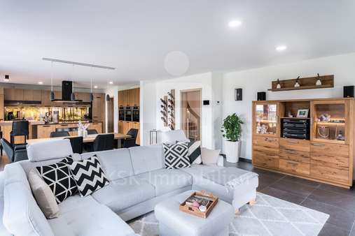 Wohnzimmer Erdgeschoss  - Einfamilienhaus in 52391 Vettweiß / Kelz mit 182m² kaufen