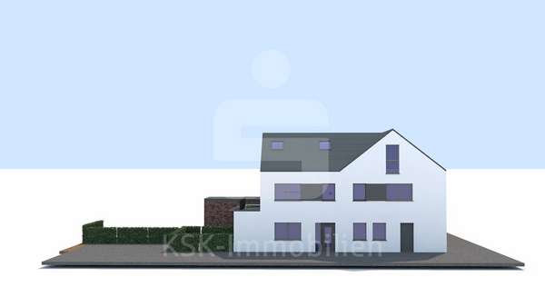 Beispielbebaung mit zwei Doppelhaushälften 1 - Grundstück in 50181 Bedburg mit 426m² kaufen