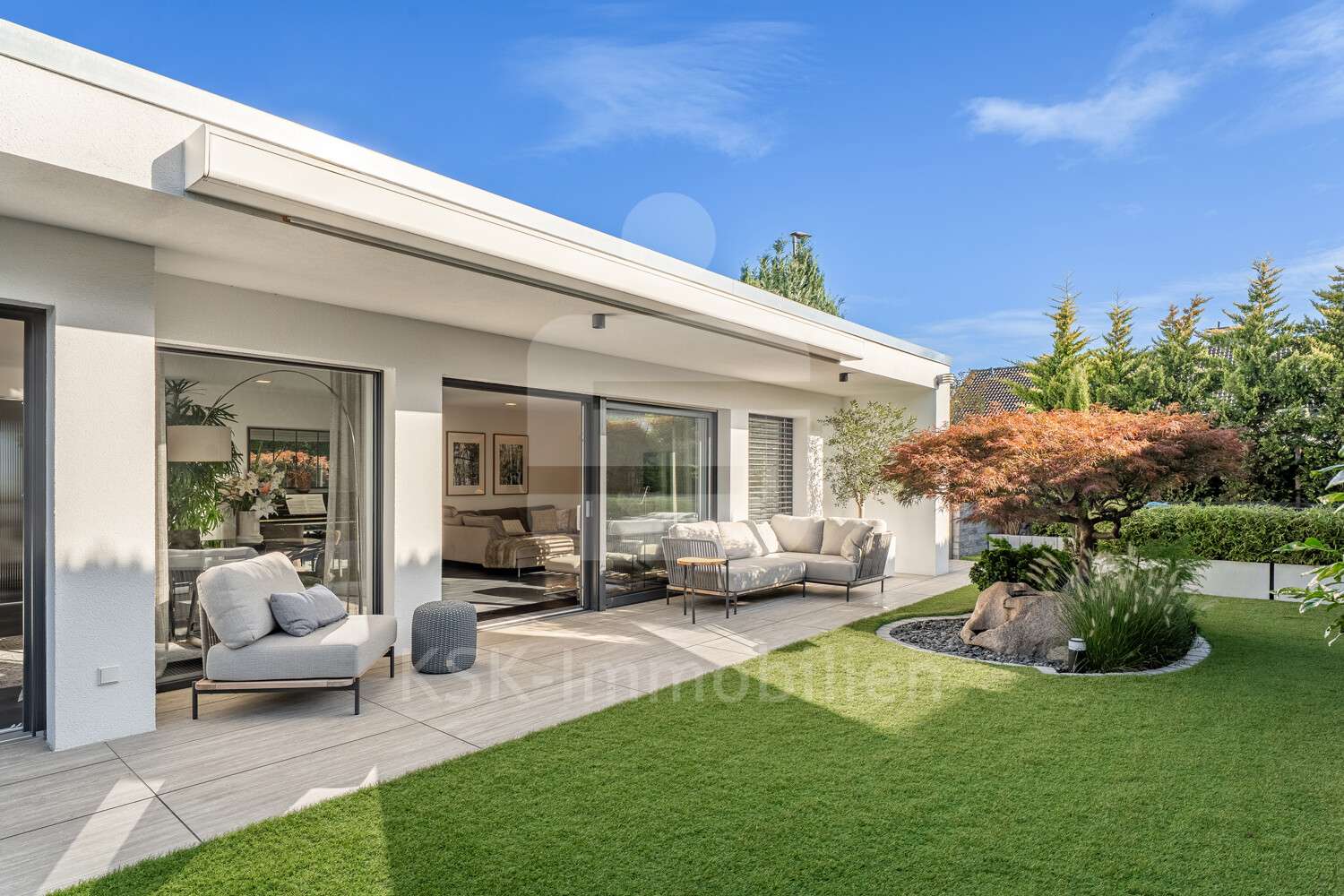 Hausrückseite  - Einfamilienhaus in 50374 Erftstadt / Lechenich mit 126m² kaufen