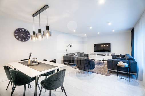 Wohn- und Esszimmer Erdgeschoss - Doppelhaushälfte in 53783 Eitorf mit 113m² kaufen