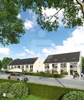 Straßenansicht - Reihenmittelhaus in 51381 Leverkusen mit 119m² kaufen