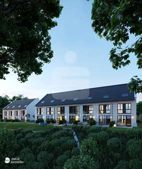 Gartenansicht - Reihenendhaus in 51381 Leverkusen mit 119m² kaufen