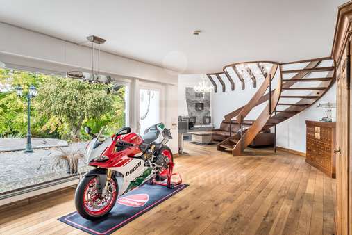 Wohnzimmer Erdgeschoss - Villa in 51399 Burscheid mit 283m² kaufen