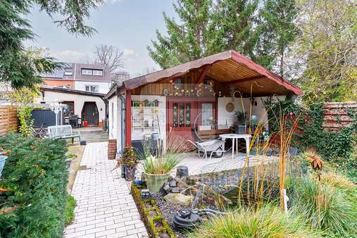 Rückansicht Rückansicht - Doppelhaushälfte in 41539 Dormagen mit 154m² kaufen