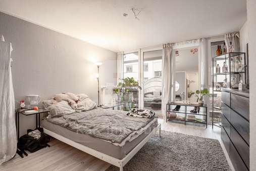 Wohn- und Schlafbereich - Appartement in 50667 Köln mit 26m² kaufen