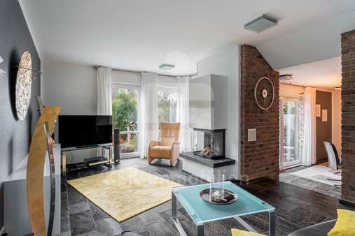 Wohnzimmer Erdgeschoss  - Einfamilienhaus in 50374 Erftstadt mit 139m² kaufen