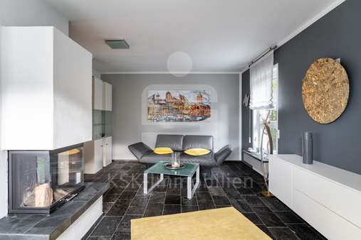 Wohnzimmer Erdgeschoss  - Einfamilienhaus in 50374 Erftstadt mit 139m² kaufen