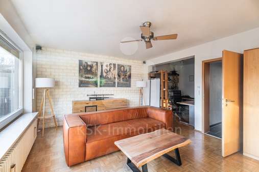 Wohnzimmer Erdgeschoss - Reiheneckhaus in 50226 Frechen mit 98m² kaufen