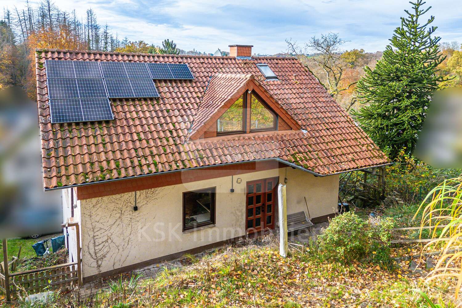 Drohnenaufnahme  - Einfamilienhaus in 53797 Lohmar Emmersbach mit 122m² kaufen