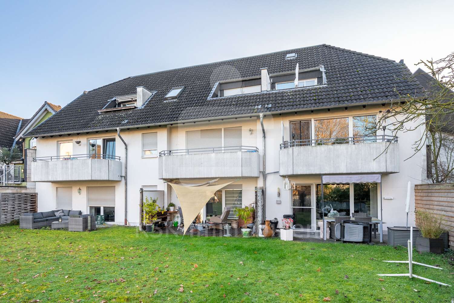 Rückansicht - Etagenwohnung in 53844 Troisdorf / Bergheim mit 83m² kaufen