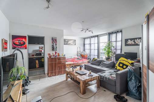 Wohnzimmer Wohnzimmer - Etagenwohnung in 50226 Frechen mit 46m² kaufen