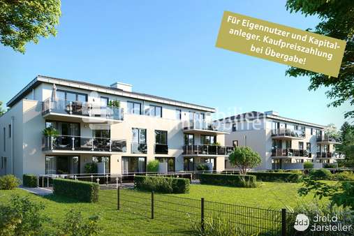 Gartenansicht - Maisonette-Wohnung in 50354 Hürth-Gleuel mit 105m² kaufen