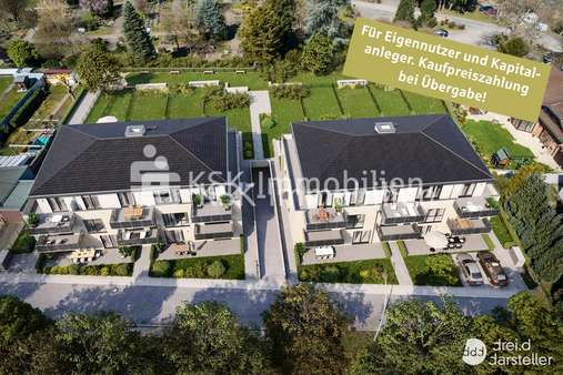 Draufsicht - Maisonette-Wohnung in 50354 Hürth-Gleuel mit 105m² kaufen